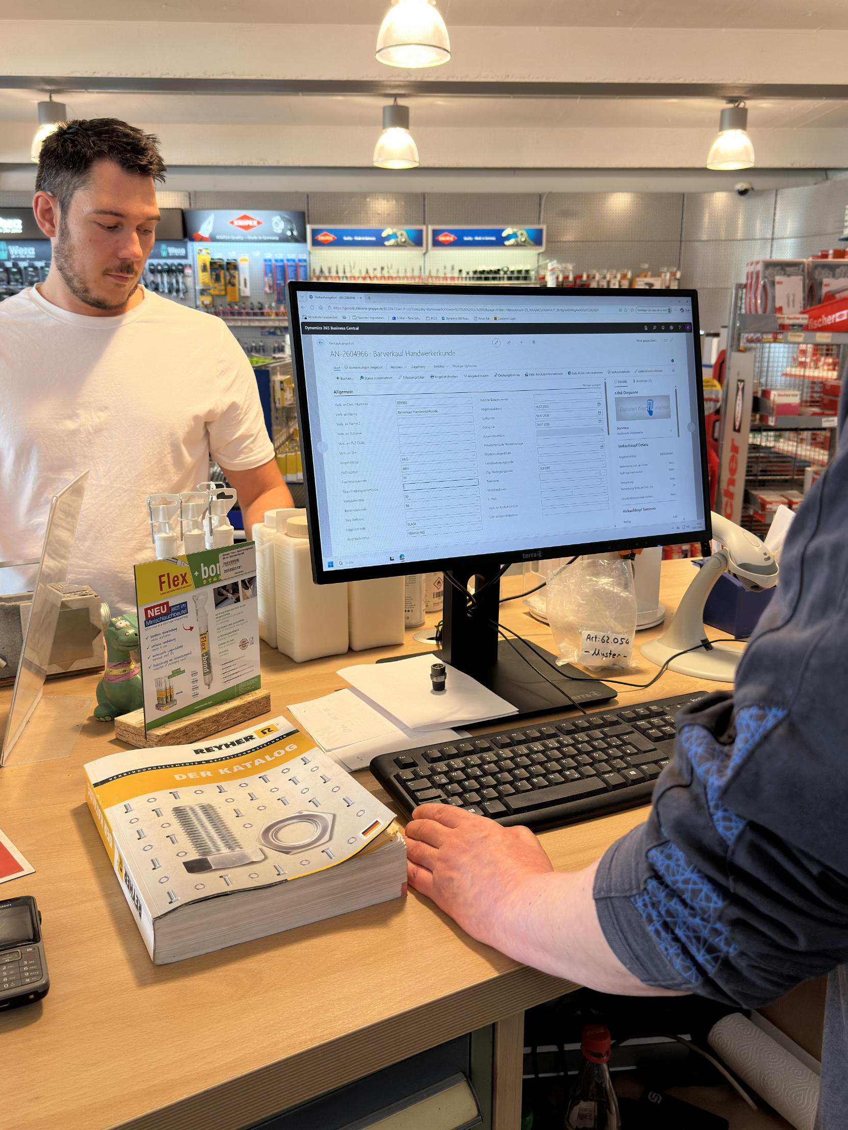 Persönliche Beratung im Fachhandel der Kuhlmann Gruppe